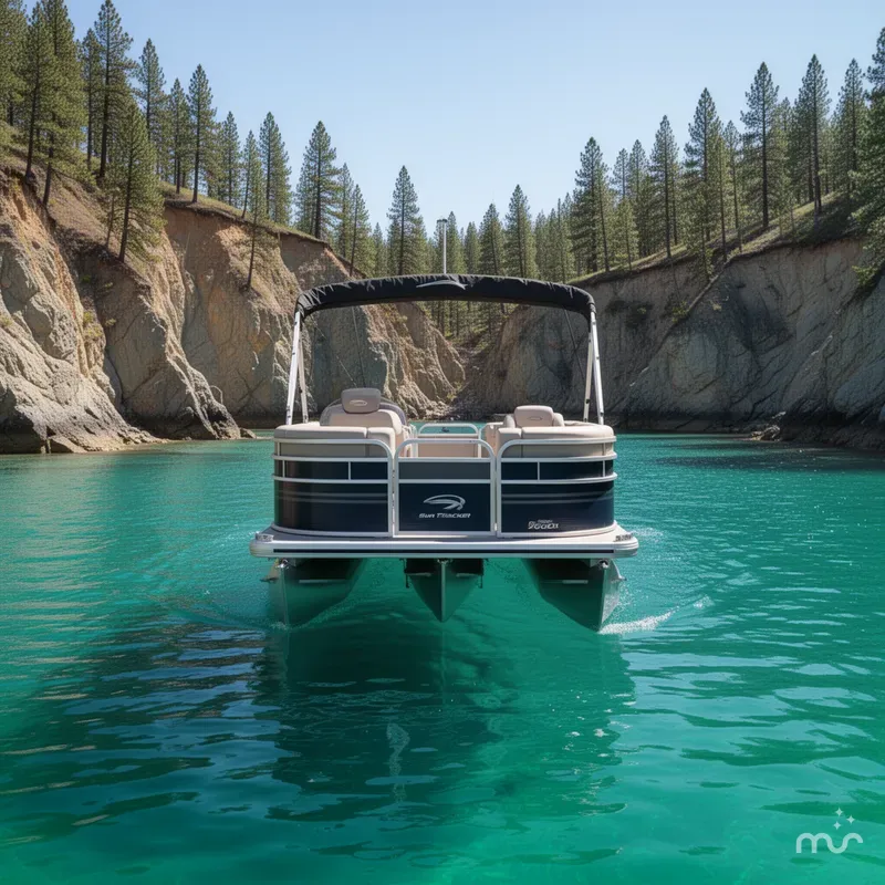 Slide: The Image of Sun Tracker Fishin' Barge 20 DLX 2026 - 3