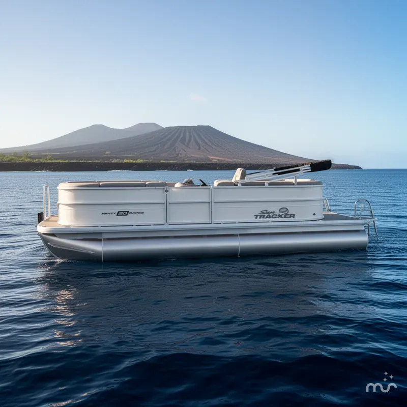 Slide: The Image of Sun Tracker Party Barge 20 DLX 2026 - 2