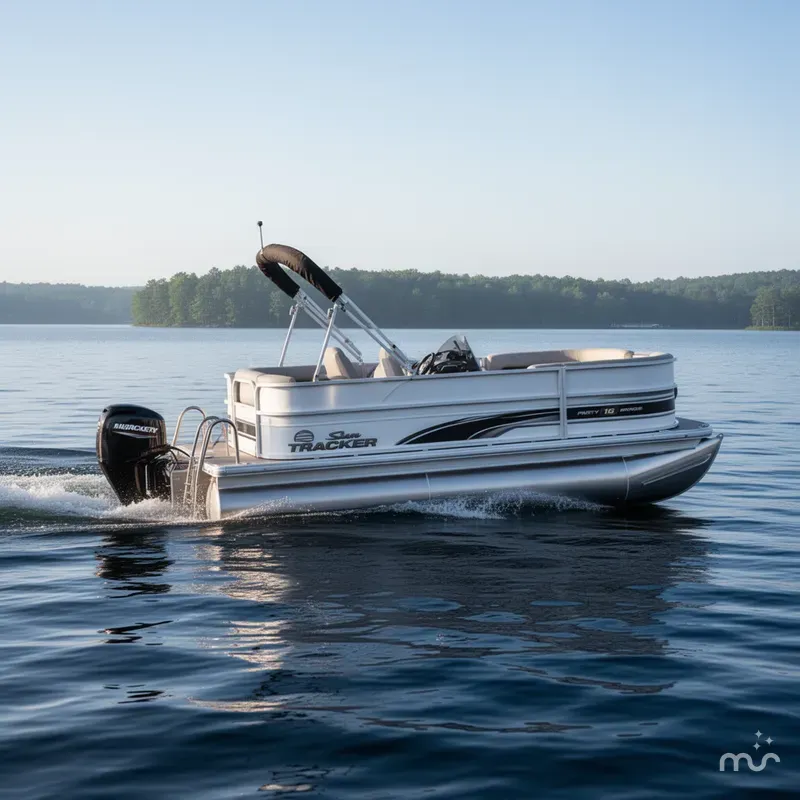 The Image of Sun Tracker Party Barge 16 DLX 2026 - 0