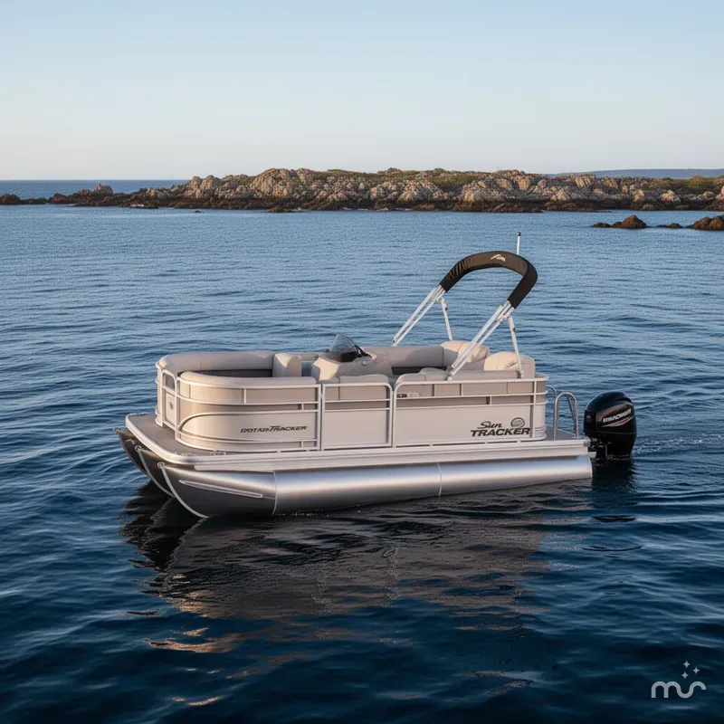 The Image of Sun Tracker Party Barge 16 DLX 2026 - 0