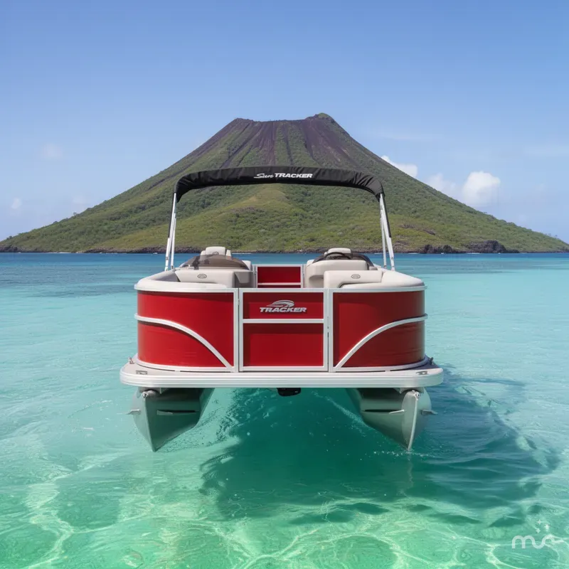 Slide: The Image of Sun Tracker Party Barge 18 DLX 2026 - 3