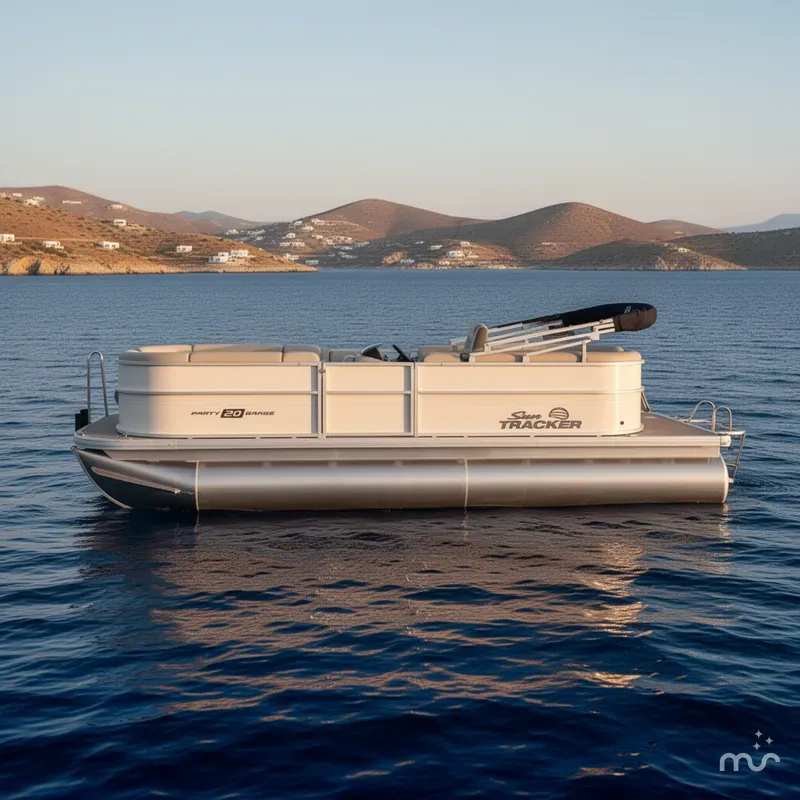 Slide: The Image of Sun Tracker Party Barge 20 DLX 2026 - 2