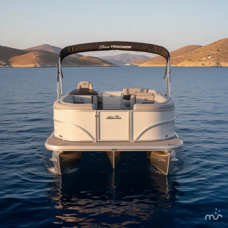 Slide: The Image of Sun Tracker Party Barge 20 DLX 2026 - 3