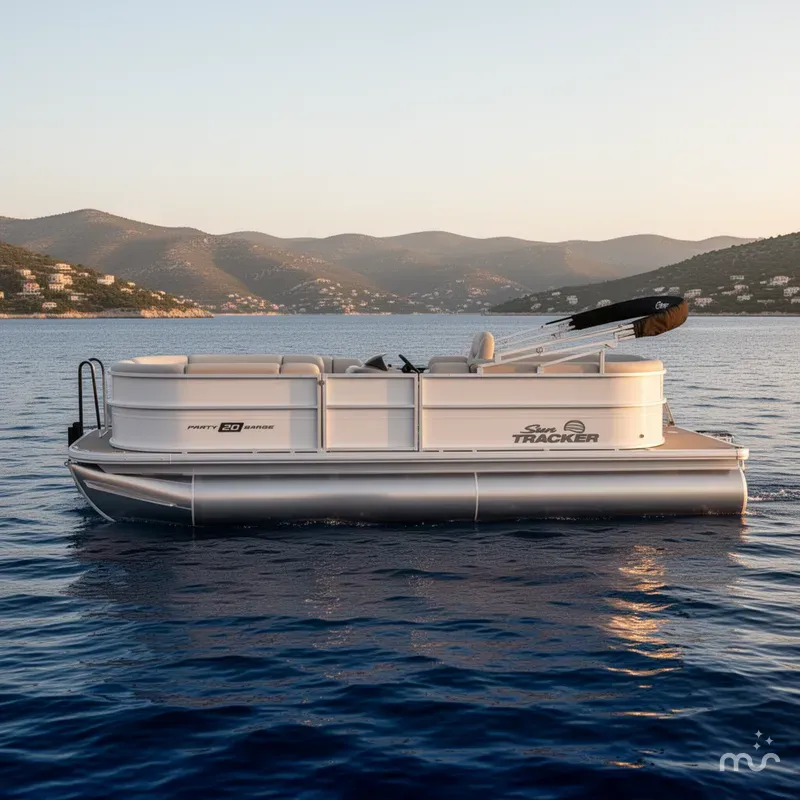Slide: The Image of Sun Tracker Party Barge 20 DLX 2026 - 2
