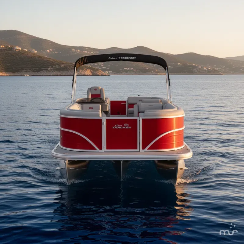 Slide: The Image of Sun Tracker Party Barge 20 DLX 2026 - 3