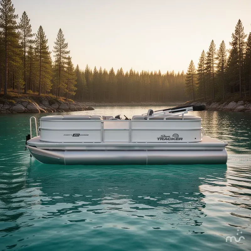 Slide: The Image of Sun Tracker Party Barge 20 DLX 2026 - 2