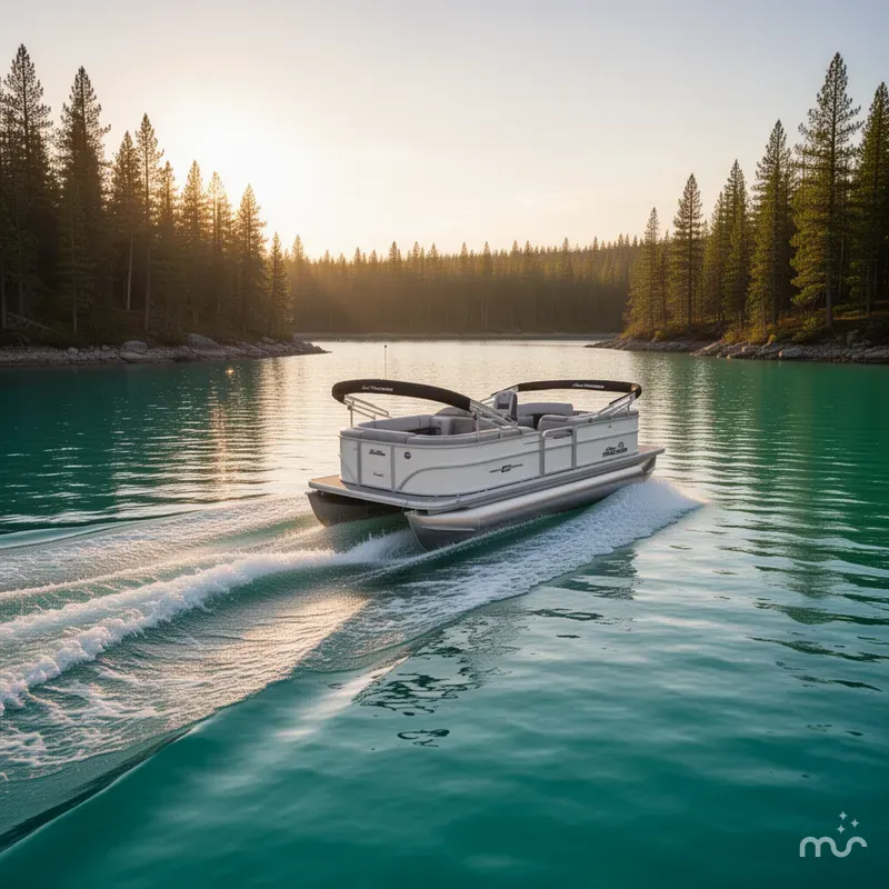 Slide: The Image of Sun Tracker Party Barge 20 DLX 2026 - 4