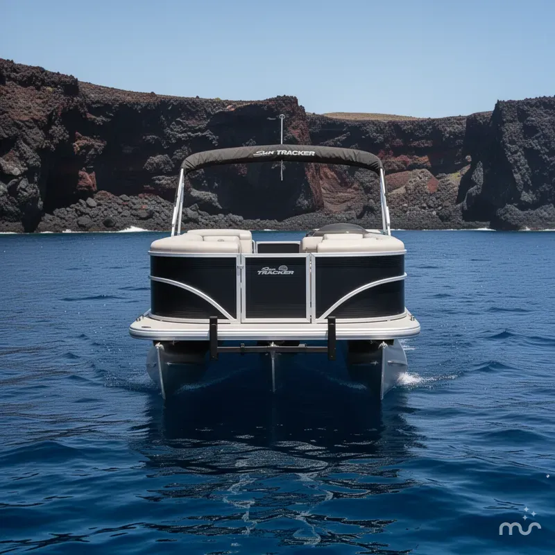 Slide: The Image of Sun Tracker Party Barge 20 DLX 2026 - 3