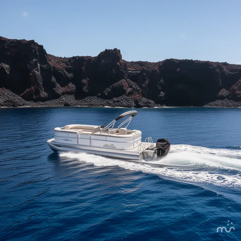 Slide: The Image of Sun Tracker Party Barge 20 DLX 2026 - 4