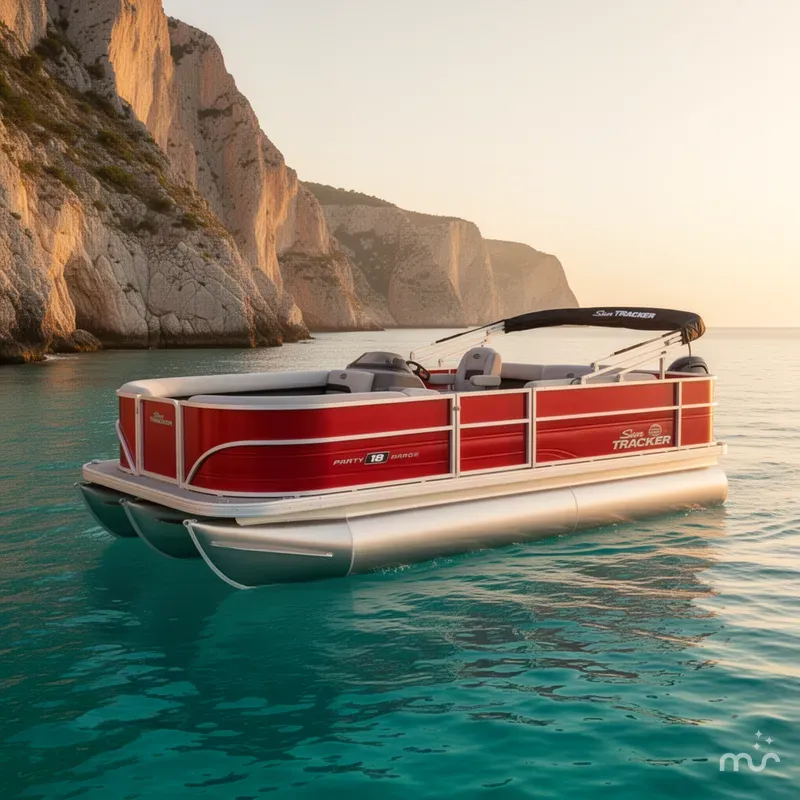 The Image of Sun Tracker Party Barge 18 DLX 2026 - 0