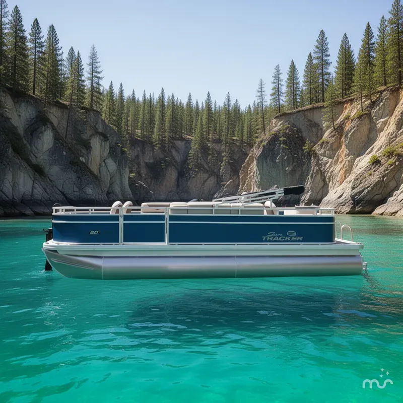 Slide: The Image of Sun Tracker Fishin' Barge 20 DLX 2026 - 2