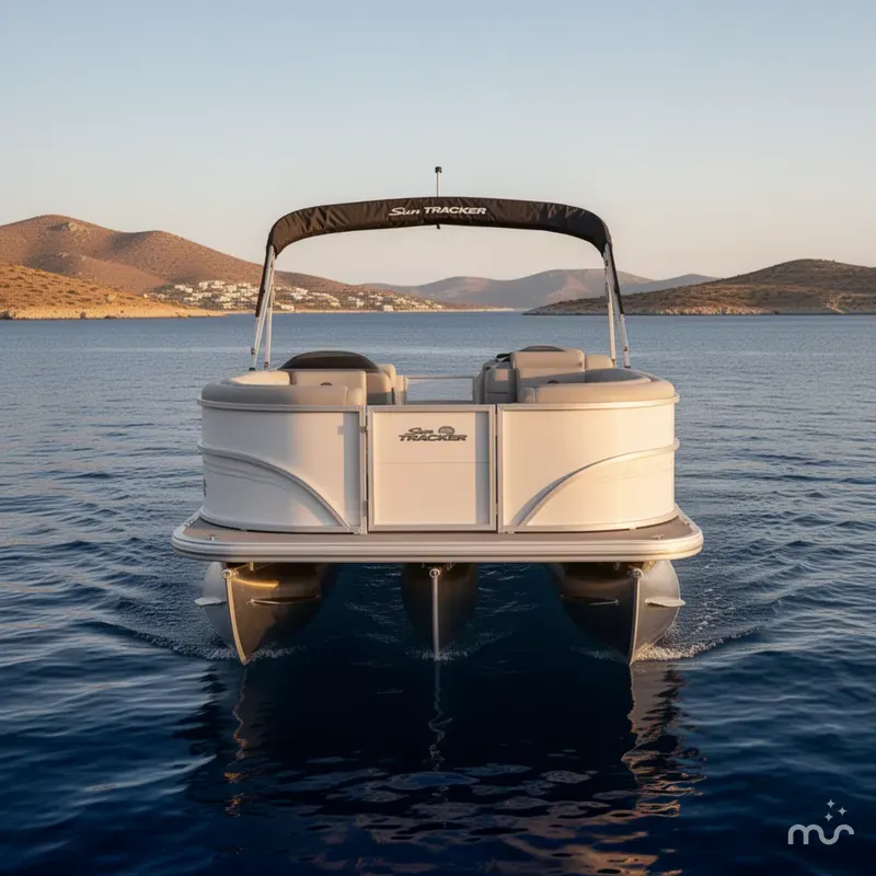 Slide: The Image of Sun Tracker Party Barge 20 DLX 2026 - 1