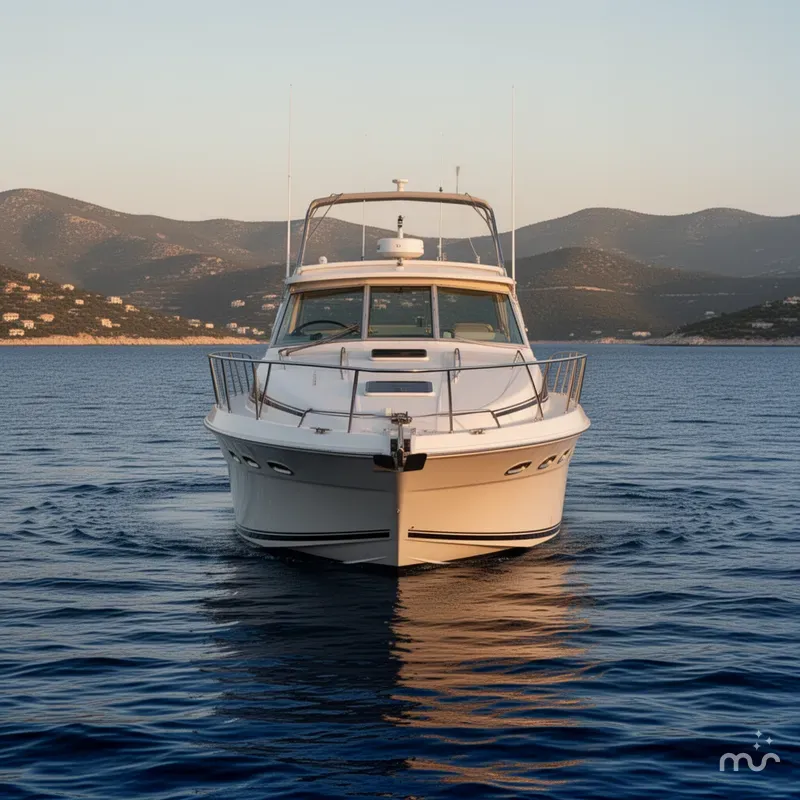 Slide: The Image of Sea Ray 390 Express Cruiser 1987 - 3