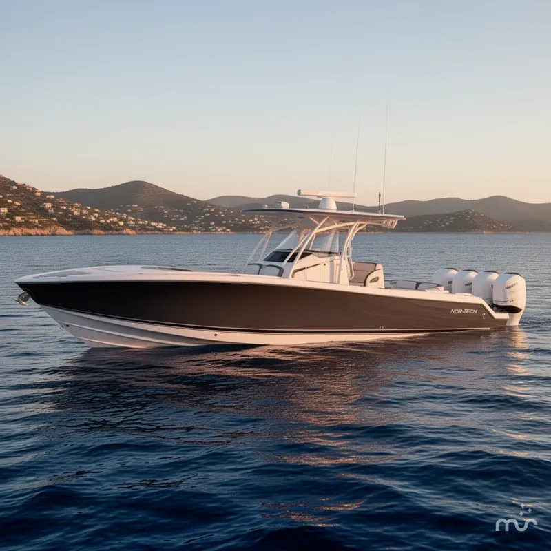 Slide: The Image of Nor-Tech 390 Sport Center Console 2018 - 2
