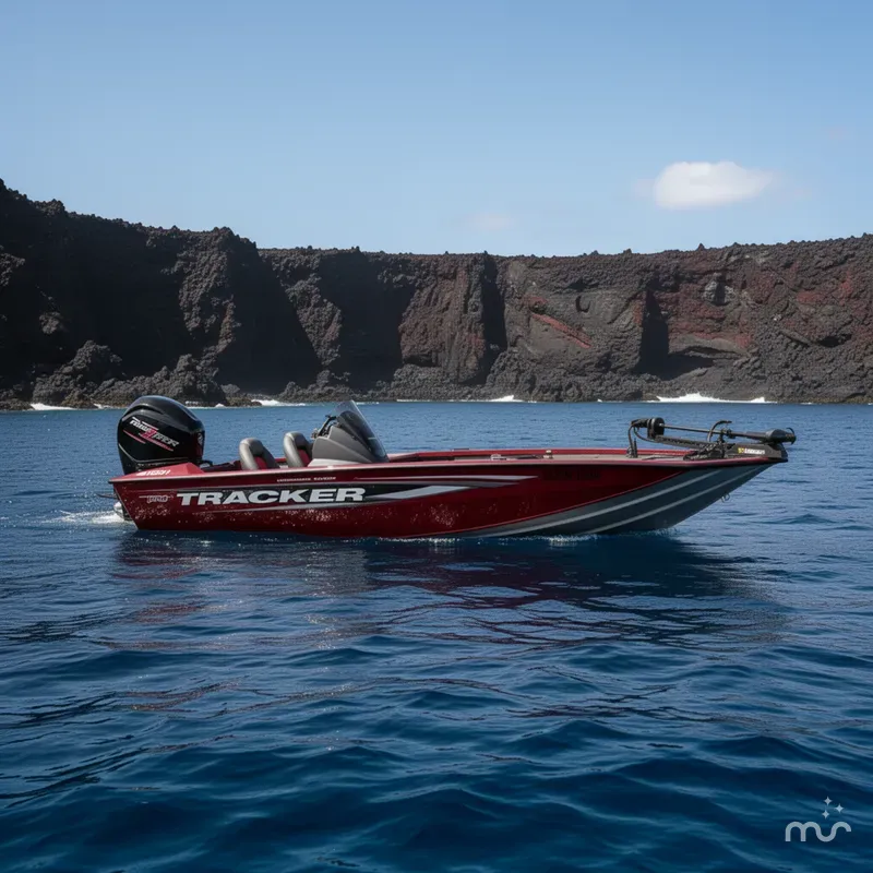 Slide: The Image of Tracker Pro Team 150hp~ garmin live 2025 - 2