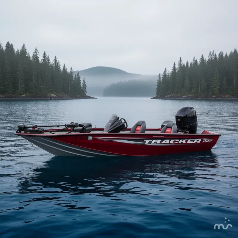 Slide: The Image of Tracker Pro Team 150hp~ garmin live 2025 - 2
