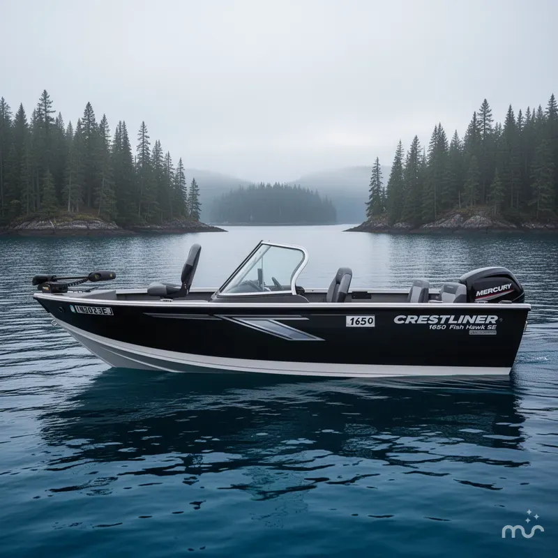 Slide: The Image of Crestliner 1650 Fish Hawk SE 2022 - 2