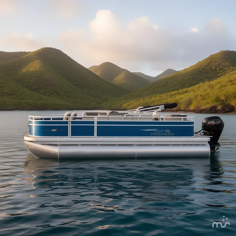 Slide: The Image of Sun Tracker Fishin' Barge 20 DLX 2026 - 2