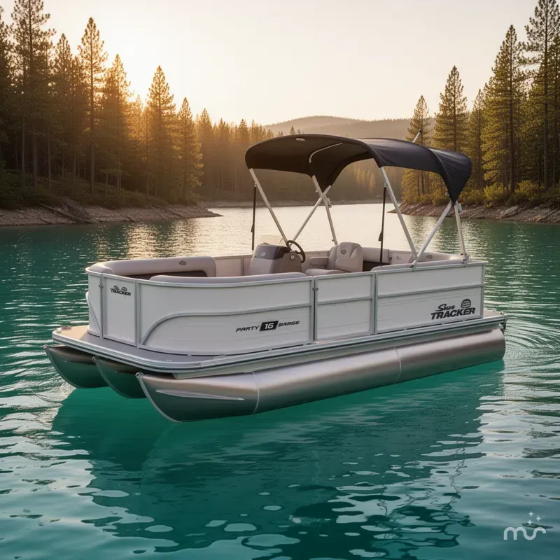 The Image of Sun Tracker Party Barge 16 DLX 2026 - 0
