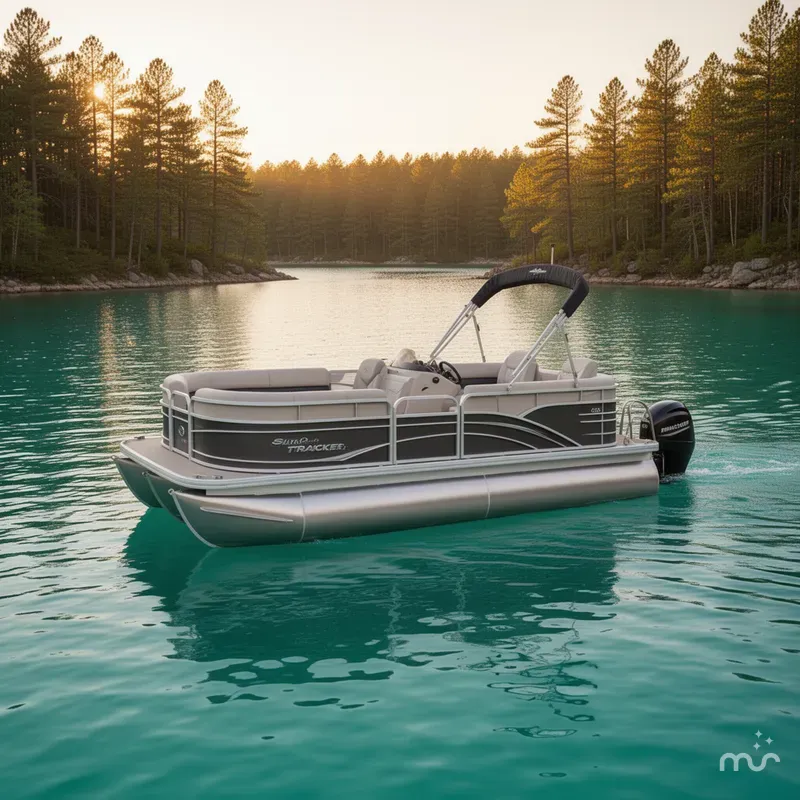 The Image of Sun Tracker Party Barge 16 DLX 2026 - 0