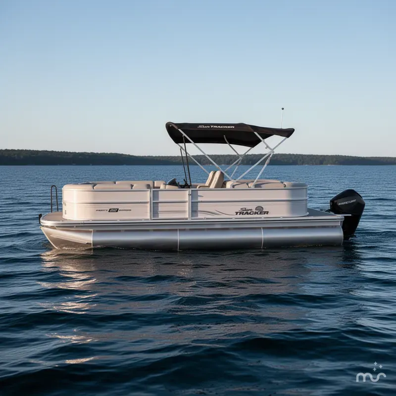 Slide: The Image of Sun Tracker Party Barge 22 XP3 2026 - 1