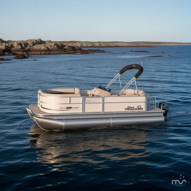 The Image of Sun Tracker Party Barge 16 DLX 2026 - 0