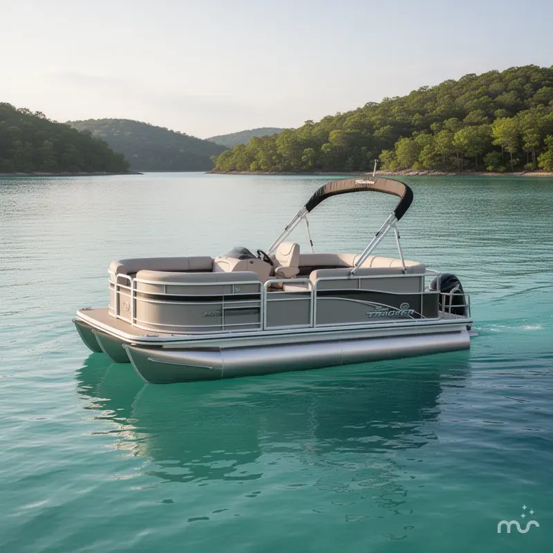 The Image of Sun Tracker Party Barge 16 DLX 2026 - 0