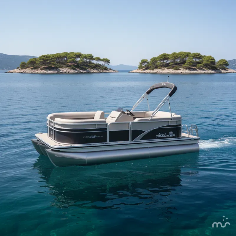 The Image of Sun Tracker Party Barge 16 DLX 2026 - 0