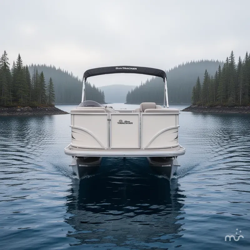 Slide: The Image of Sun Tracker Party Barge 20 DLX 2026 - 1