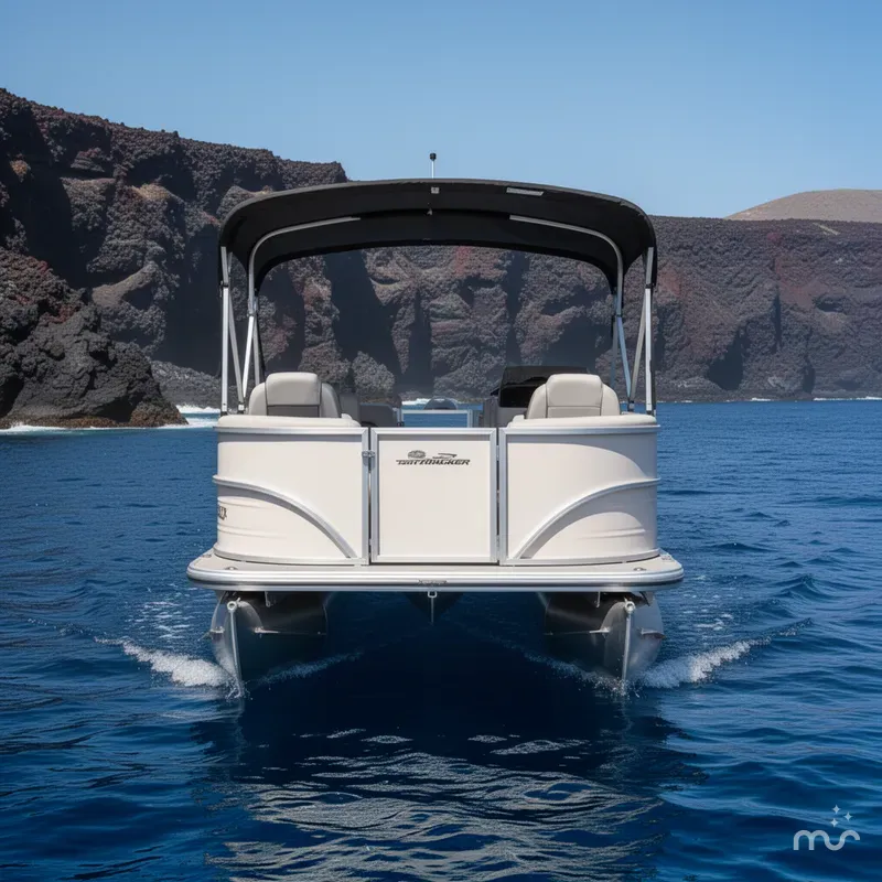 Slide: The Image of Sun Tracker Party Barge 16 DLX 2026 - 3