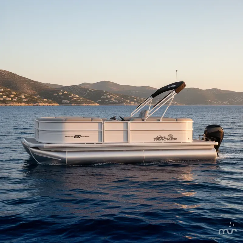Slide: The Image of Sun Tracker Party Barge 20 DLX 2026 - 2