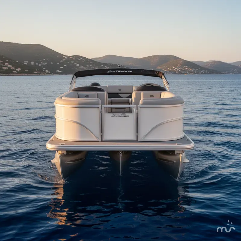 Slide: The Image of Sun Tracker Party Barge 20 DLX 2026 - 3