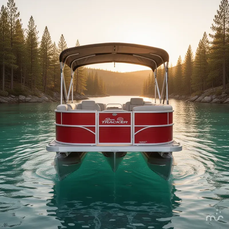 Slide: The Image of Sun Tracker Party Barge 18 DLX 2026 - 3