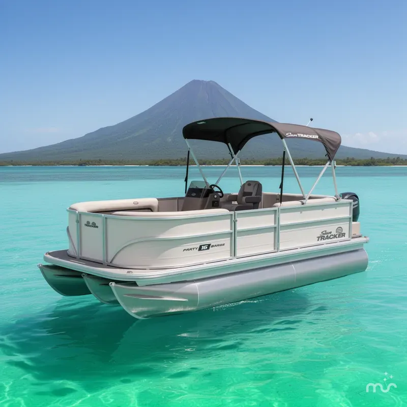 The Image of Sun Tracker Party Barge 16 DLX 2026 - 0