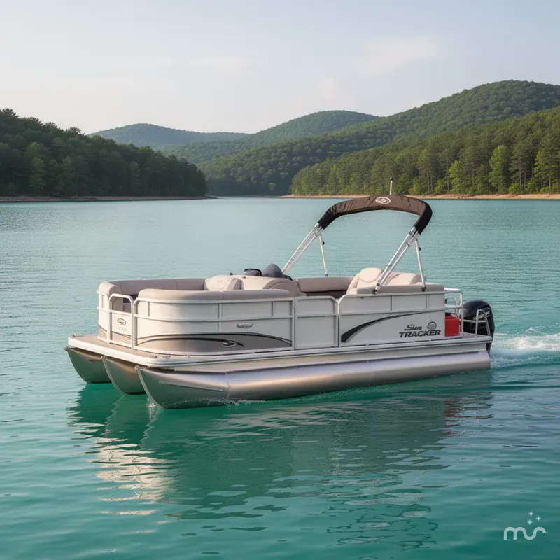 The Image of Sun Tracker Party Barge 16 DLX 2026 - 0