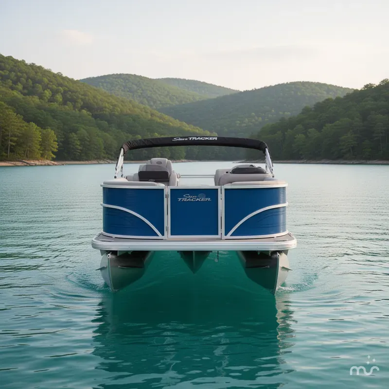 Slide: The Image of Sun Tracker Party Barge 16 DLX 2026 - 3