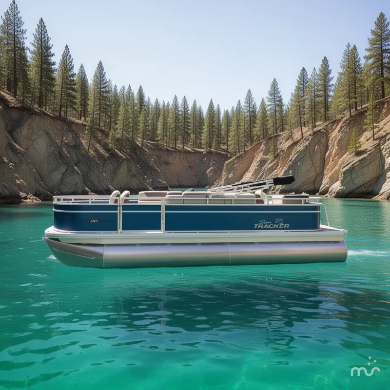 Slide: The Image of Sun Tracker Fishin' Barge 20 DLX 2026 - 2