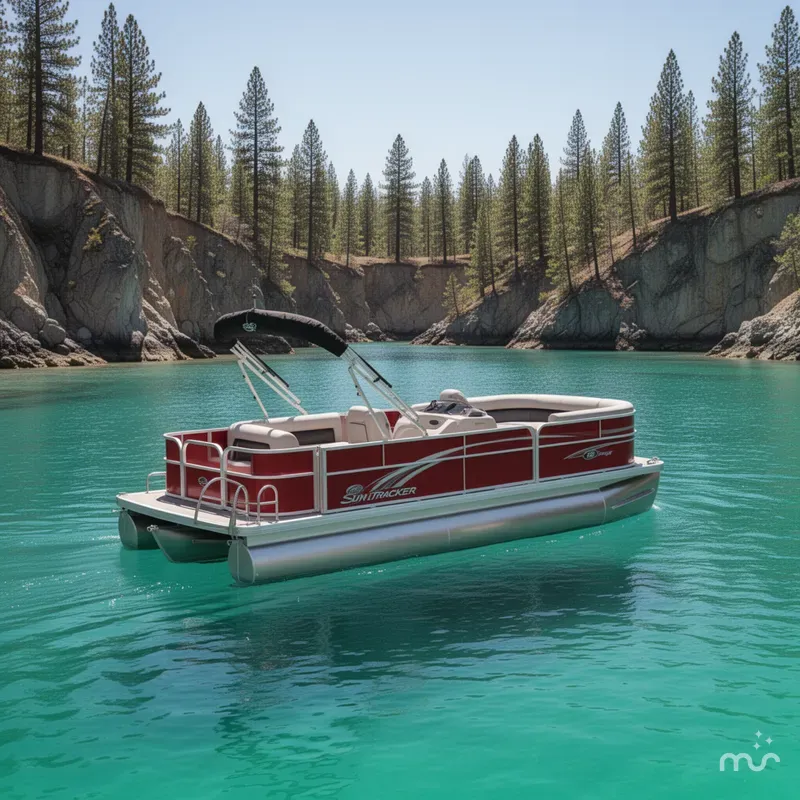 The Image of Sun Tracker Party Barge 18 DLX 2026 - 0
