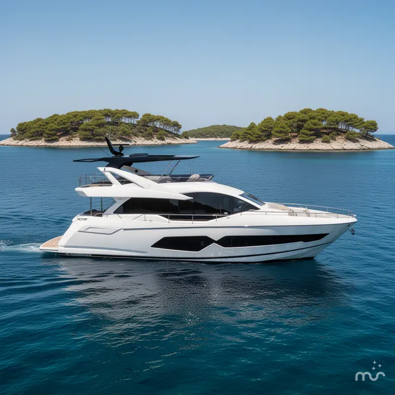 Slide: The Image of Sunseeker 76 Yacht 2022 - 2