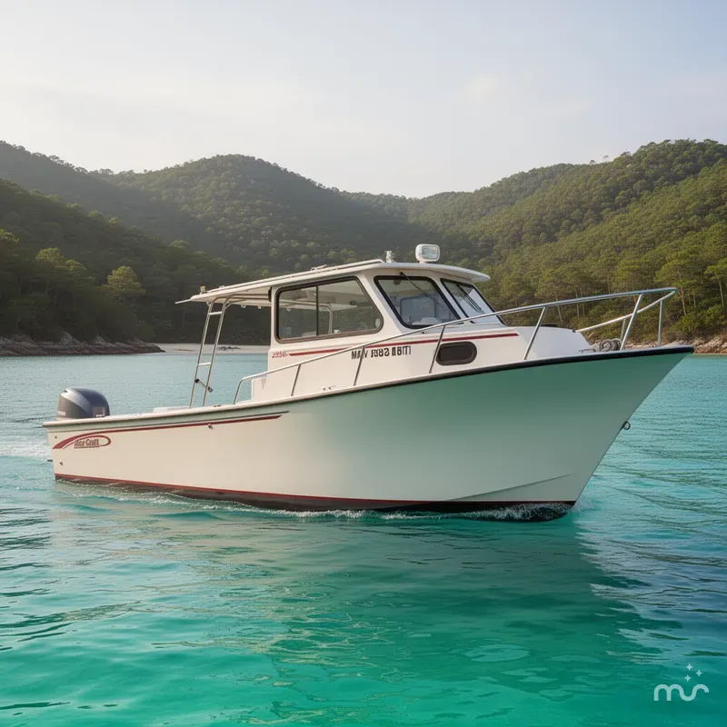 Slide: The Image of May-Craft 2550 Cabin 2000 - 0