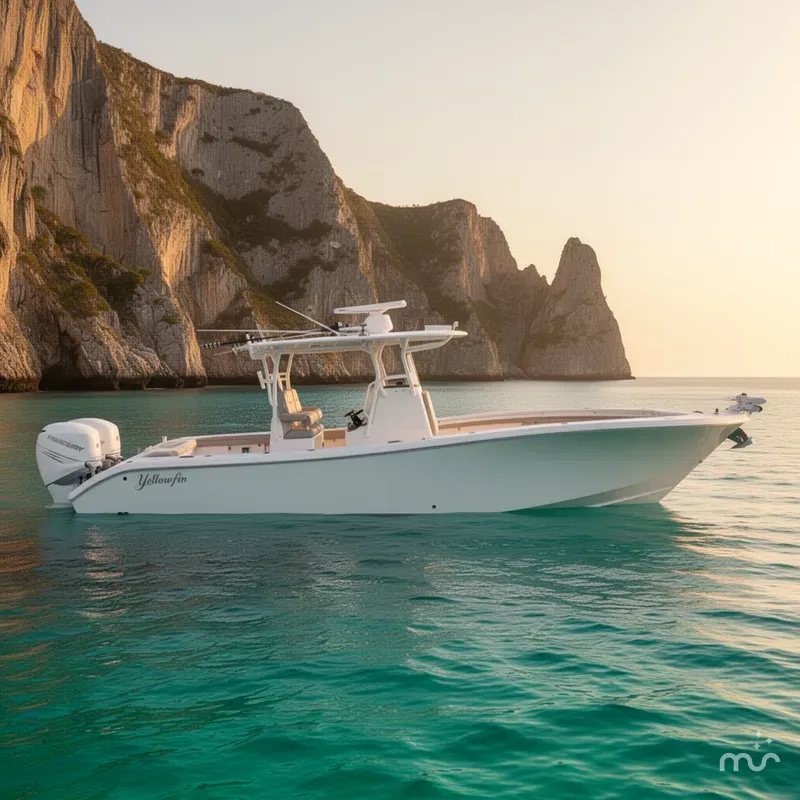 Slide: The Image of Yellowfin 32 Offshore 2018 - 2