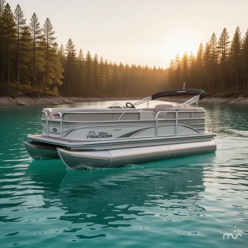 The Image of Sun Tracker Party Barge 16 DLX 2026 - 0