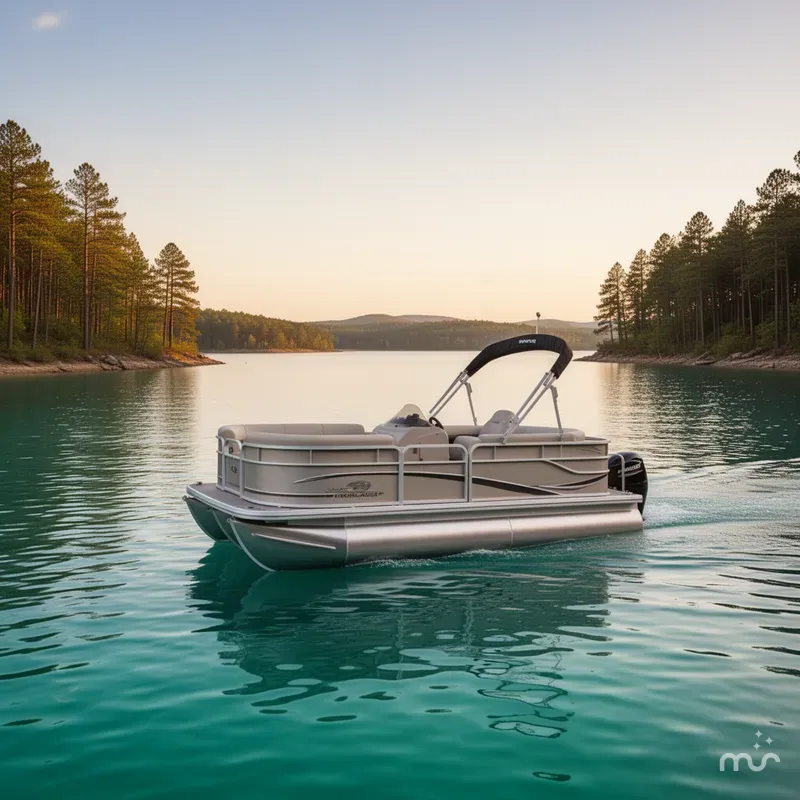 Slide: The Image of Sun Tracker Party Barge 16 DLX 2026 - 4