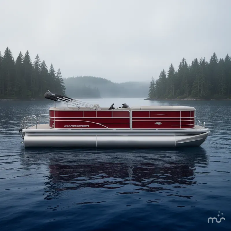 Slide: The Image of Sun Tracker Party Barge 20 DLX 2026 - 2