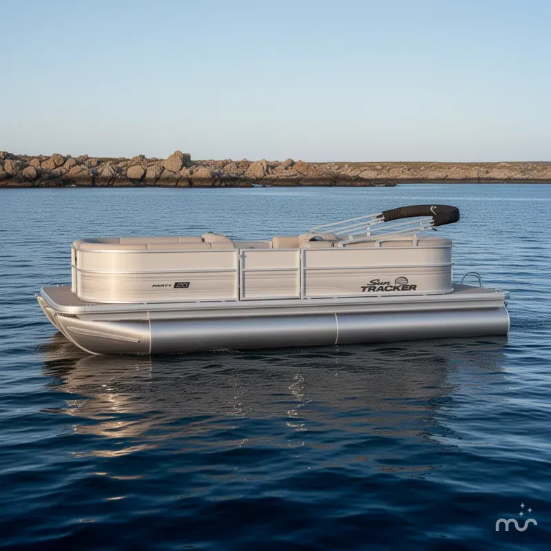 Slide: The Image of Sun Tracker Party Barge 20 DLX 2026 - 2