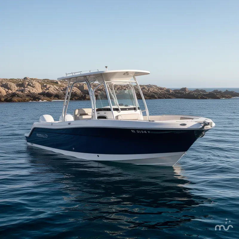 Slide: The Image of Robalo R247 Dual Console 2014 - 2