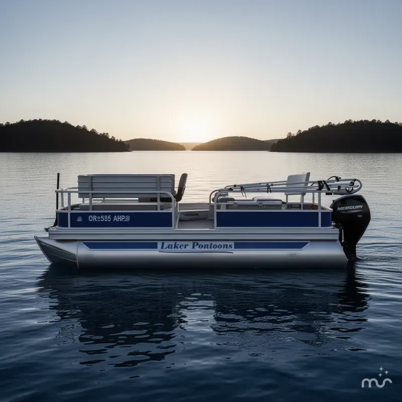 Slide: The Image of Custom AG Dryer Laker Pontoon 2020 - 1