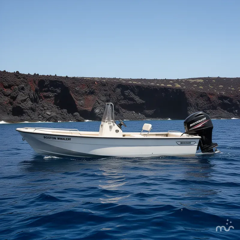 Slide: The Image of Boston Whaler 17 Montauk 1978 - 2