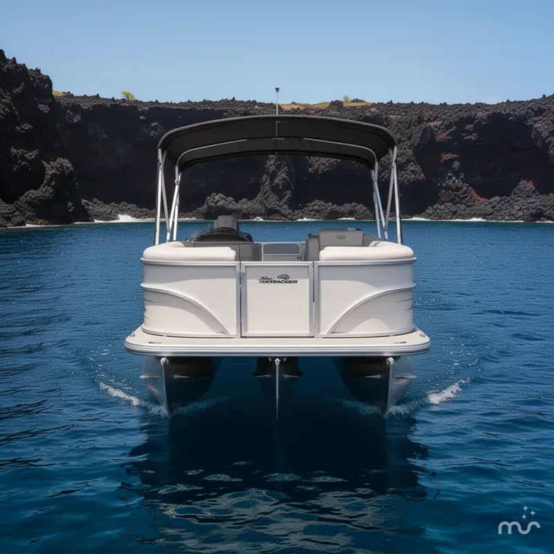 Slide: The Image of Sun Tracker Party Barge 20 DLX 2026 - 1