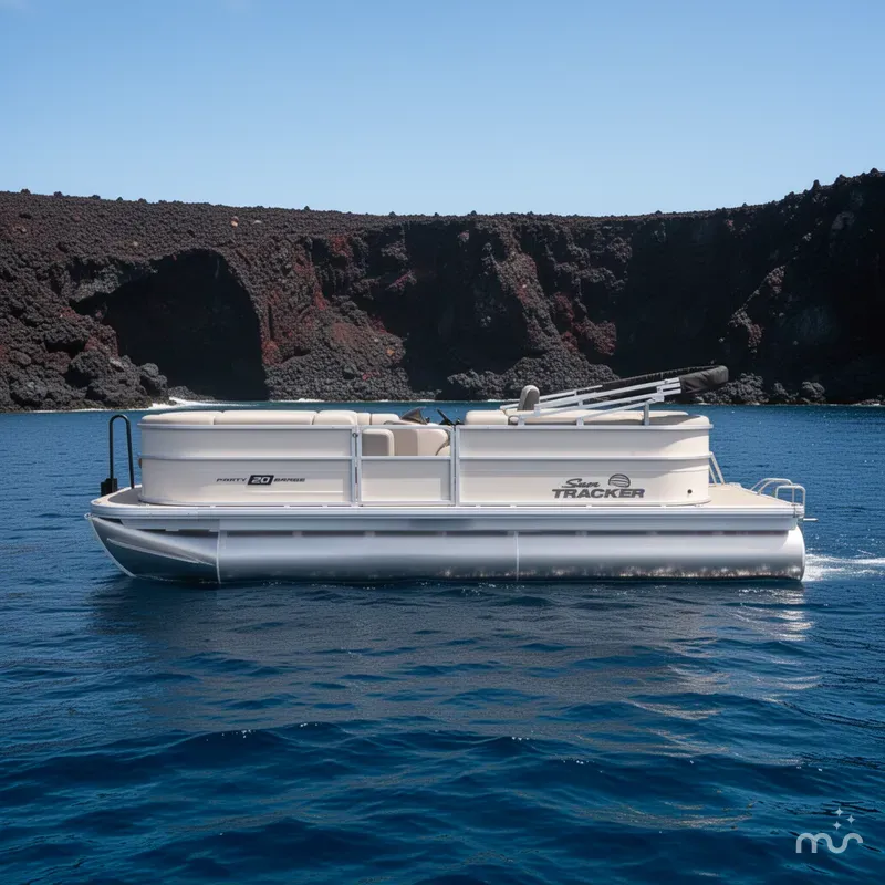 Slide: The Image of Sun Tracker Party Barge 20 DLX 2026 - 2